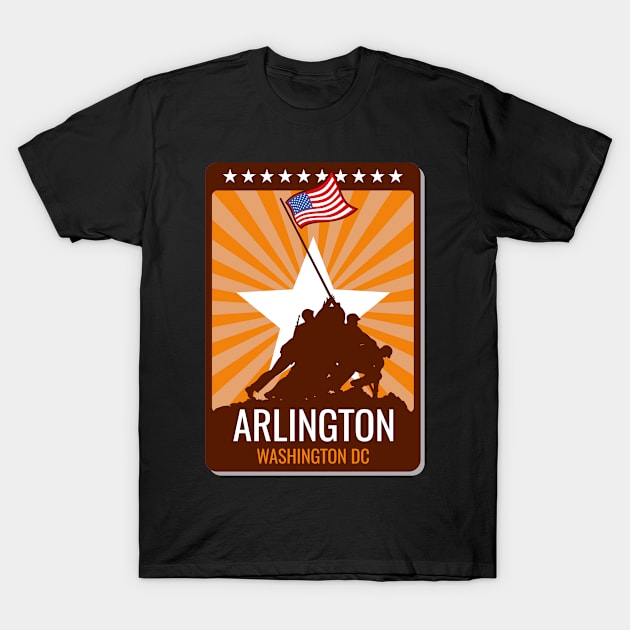 Arlington Washington Dc T-Shirt by Eva Wolf